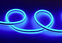 Светодиодная лента 220В Uniel ULS-N21-2835-120LED/м-8мм-IP67-220В-8Вт/м-50M-BLUE 8Вт NEON Синий картинка 